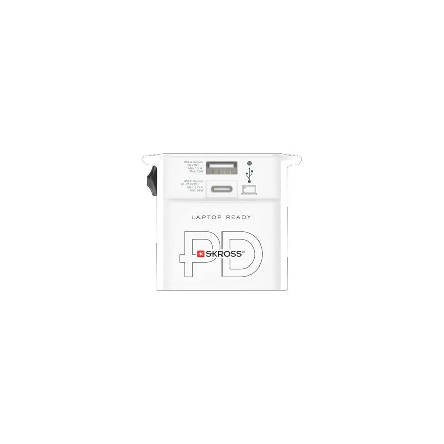 Adaptateur de voyage MUV USB AC65PD USB A+C 65W