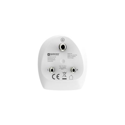 Adaptateur de voyage pour l'Inde (type D)