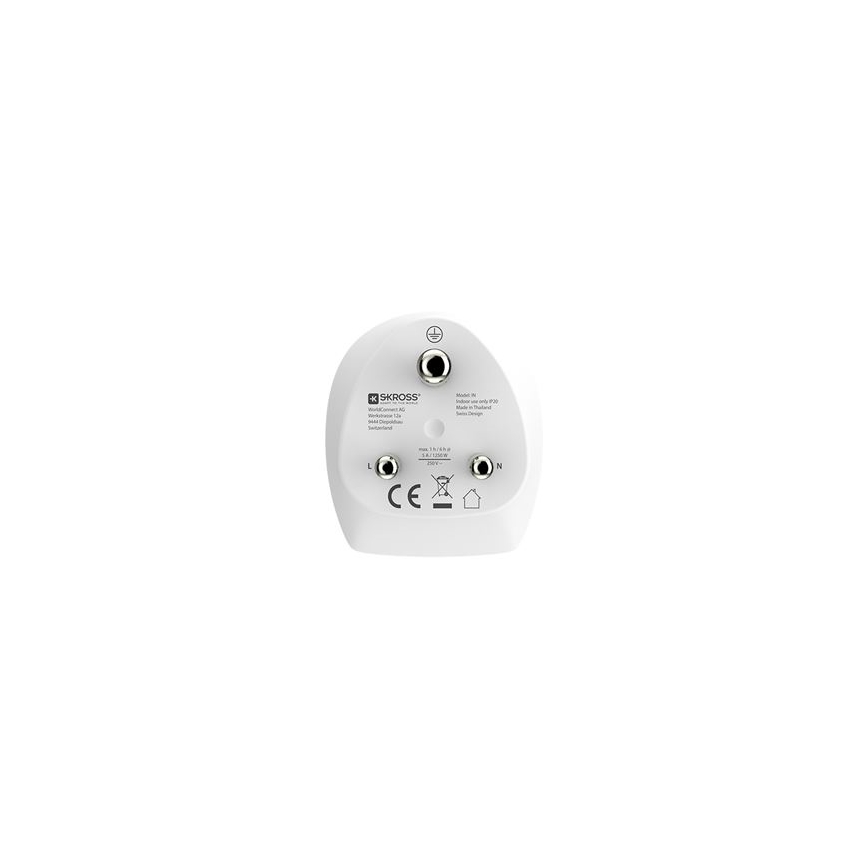Adaptateur de voyage pour l'Inde (type D)
