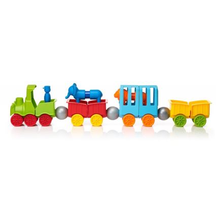 Smartmax - Kit de construction magnétique Mon premier train 22 pcs