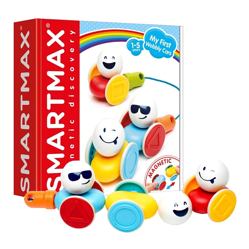 Smartmax - Kit de construction magnétique Voitures 10 pcs