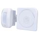 Alarme 230V avec détecteur de mouvement sans fil 3xAAA/5V blanc
