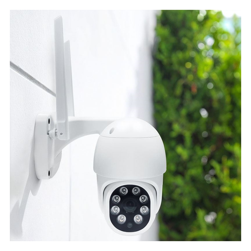 Caméra extérieure intelligente avec capteur 2K (3 MP), IP65, Wi‑Fi, compatible Tuya