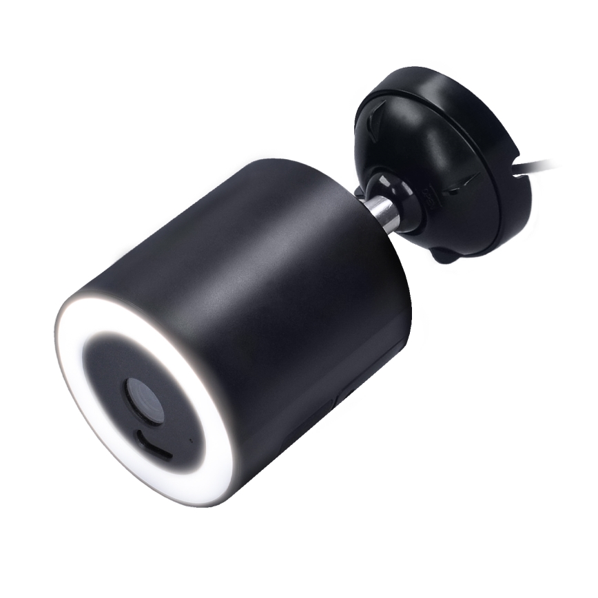 Caméra d'extérieur LED avec éclairage 12V 1536p Wi-Fi Tuya IP65