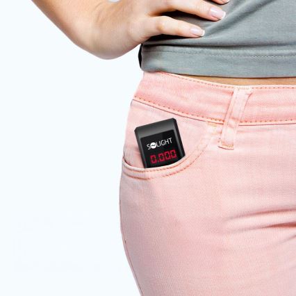 Alcotest rechargeable mini à cellule à combustible, 0,0 - 5,0‰ BAC sensibilité 0,08‰ 5V