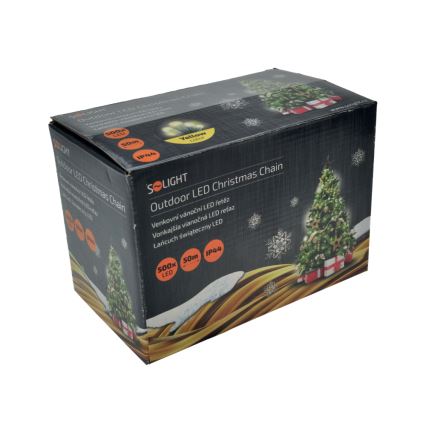 Guirlande de Noël LED d'extérieur 500xLED /230V IP44 50m blanc chaud