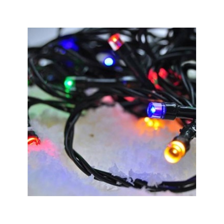 Guirlande de noël 100xLED/8 fonctions 13m IP44 multicolore