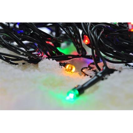 Guirlande de noël 100xLED/8 fonctions 13m IP44 multicolore