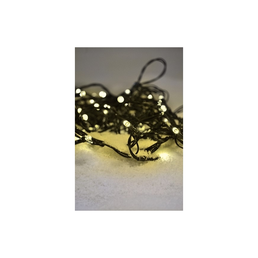Guirlande de Noël LED d'extérieur 100xLED /230V IP44 10m blanc chaud