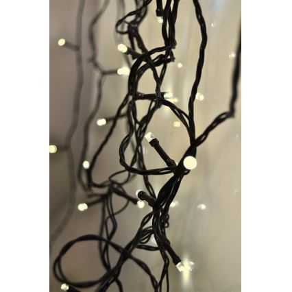 Guirlande de Noël LED d'extérieur 100xLED /230V IP44 10m blanc chaud