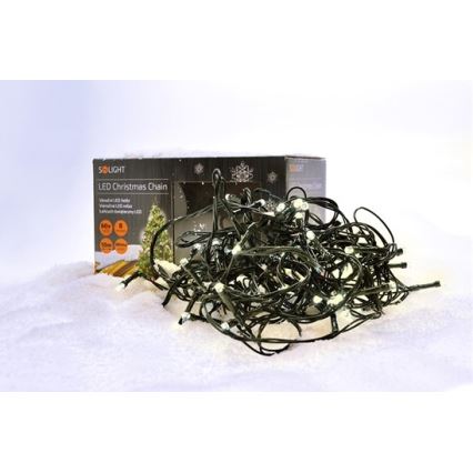 Guirlande de Noël LED d'extérieur 100xLED /230V IP44 10m blanc chaud