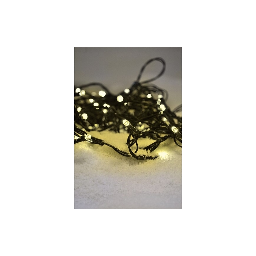 Guirlande de Noël LED d'extérieur 200xLED /230V IP44 20m blanc chaud