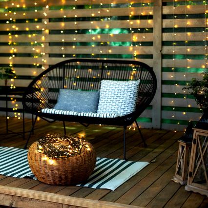 Guirlande de Noël extérieure 200xLED/8 fonctions IP44 25m blanc chaud