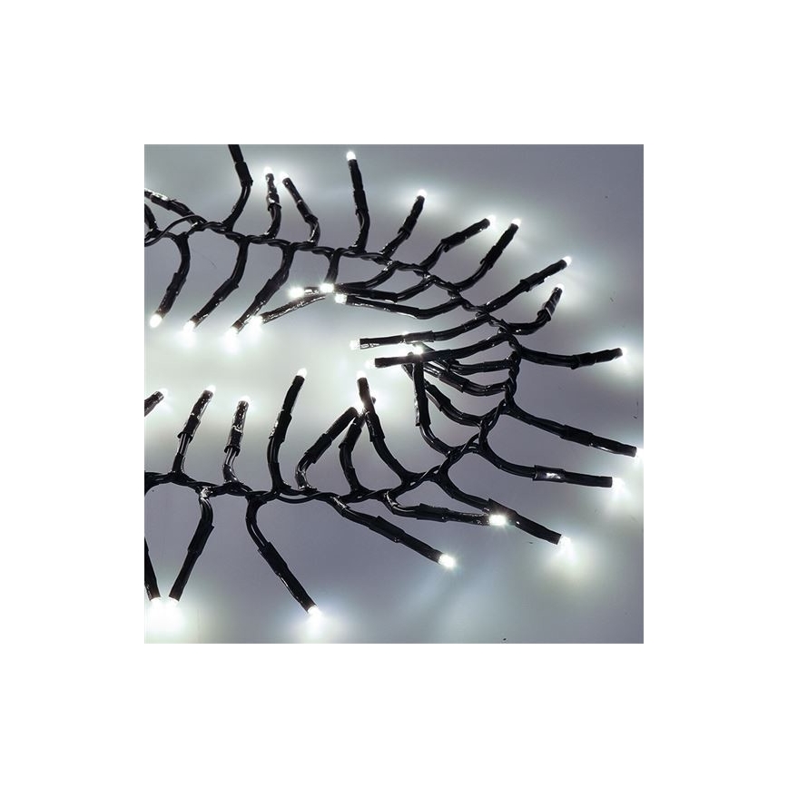 Guirlande lumineuse LED d'extérieur 576 LED / 8 modes, 8 m, IP44, blanc froid + télécommande