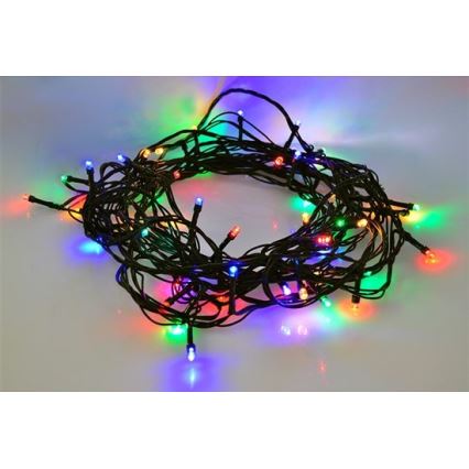 Guirlande de noël d'extérieur 50xLED/8 fonctions 8m IP44 multicolore