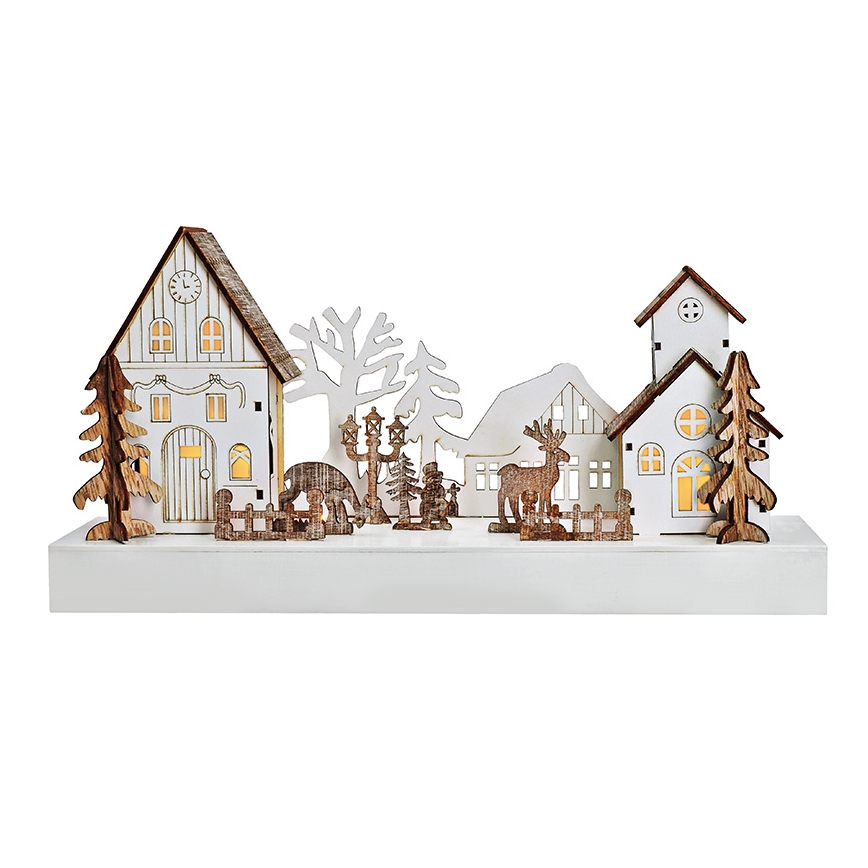 Décoration de Noël LED/2xAA blanc chaud