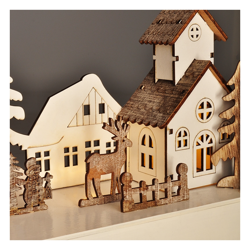 Décoration de Noël LED/2xAA blanc chaud