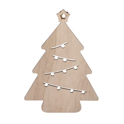 Décoration de Noël LED/2xAA arbre