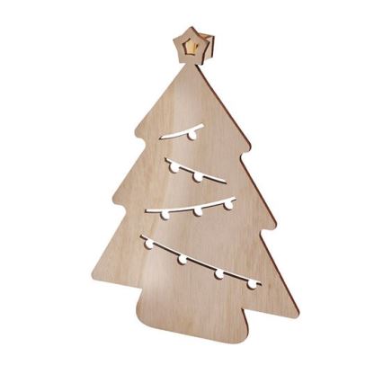 Décoration de Noël LED/2xAA arbre