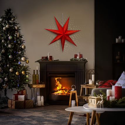 Décoration de Noël LED/2xAA étoile