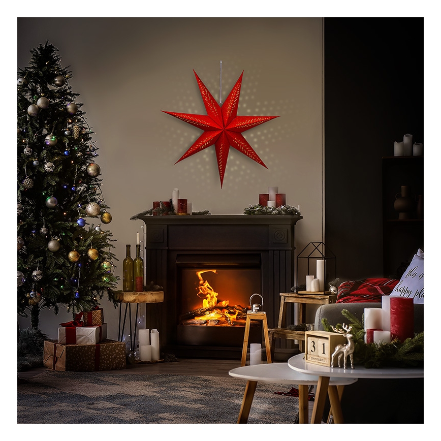 Décoration de Noël LED/2xAA étoile