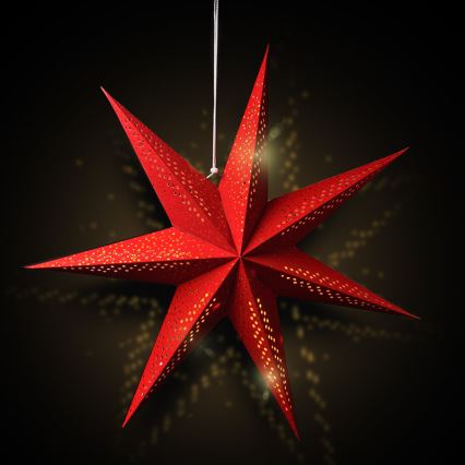 Décoration de Noël LED/2xAA étoile