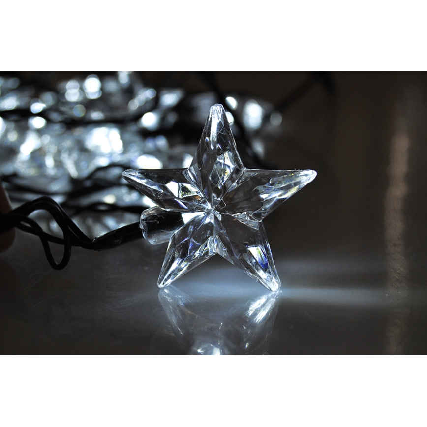 Guirlande lumineuse 20 LED, 6 m, blanc froid