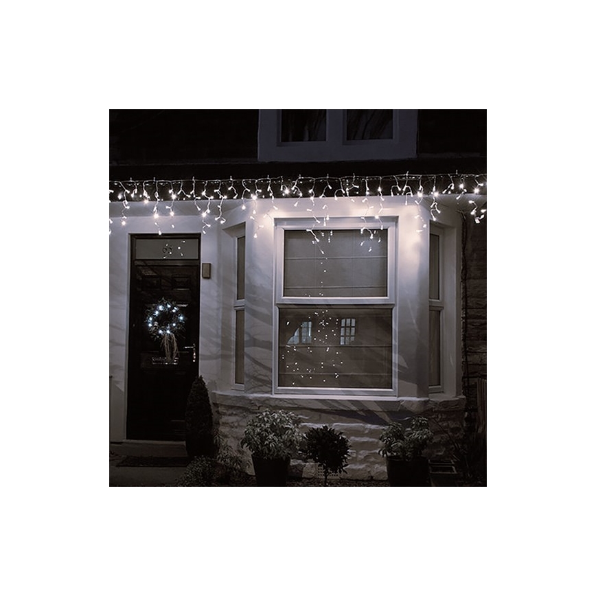 Rideau lumineux LED d'extérieur 120xLED/230V 3 m IP44