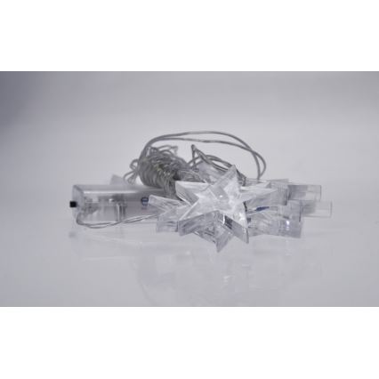 Guirlande de Noël 10xLED/2xAA 2,5m bleue