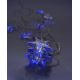 Guirlande de Noël LED 10xLED/2xAA 2,5m bleue