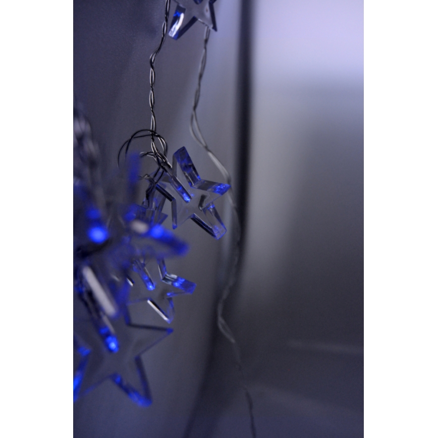 Guirlande lumineuse LED 10xLED/2xAA 2,5m bleue