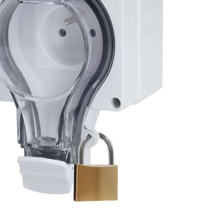 Prise pour environnements humides avec interrupteur 230V/16A IP66
