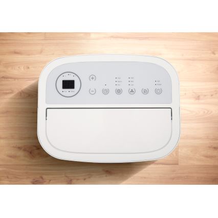 Climatiseur mobile intelligent 1340W/230V 12000BTU Wi-Fi Tuya + télécommande