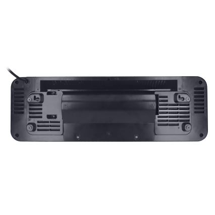 Radiateur céramique pour salle de bains 1000/2000W/230V IP22 + télécommande