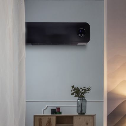 Radiateur céramique pour salle de bains 1000/2000 W / 230 V, IP24, télécommande incluse