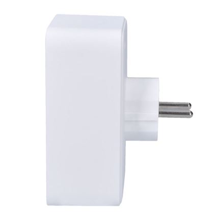 Multiprise blanche 1x 16 A + 2x 2,5 A avec chargeur USB 2 ports (A + C)
