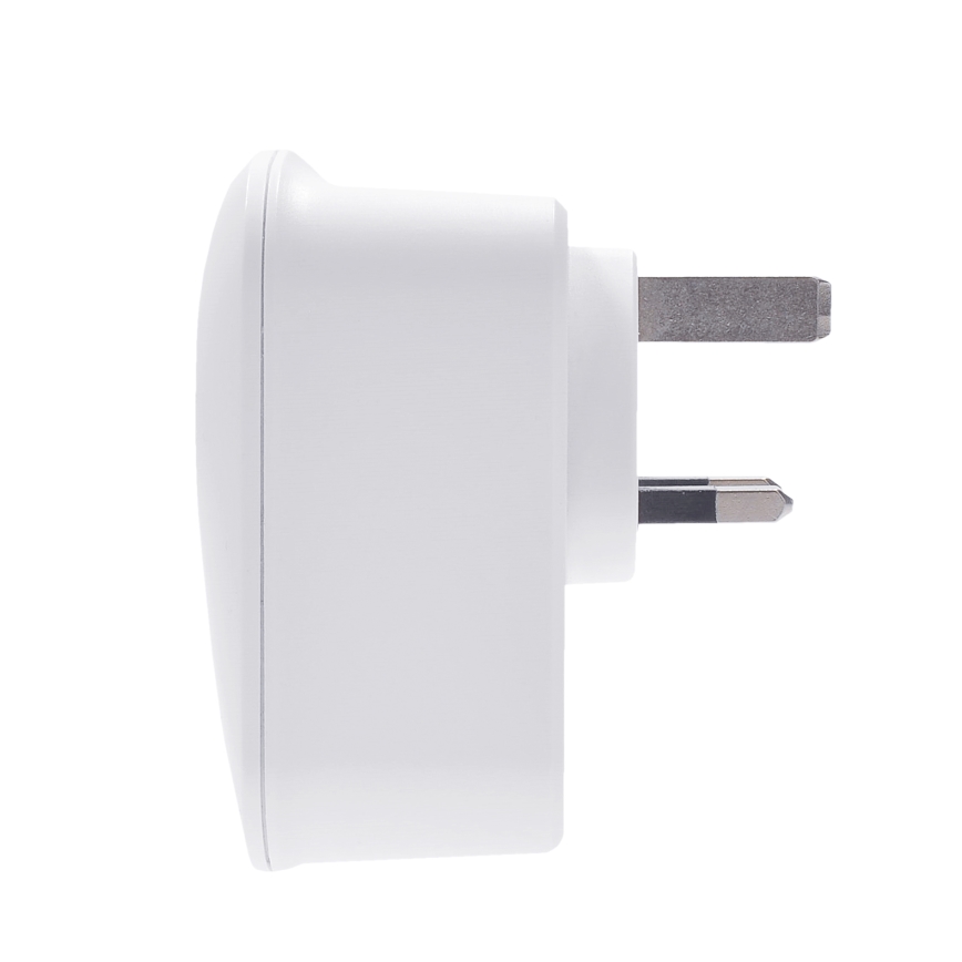 Adaptateur de voyage pour prises UK 230 V, 2x USB‑A et 1x USB‑C