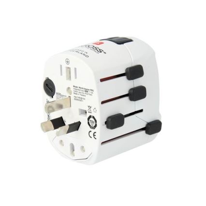 Adaptateur de voyage universel pour le monde entier 230V + port USB