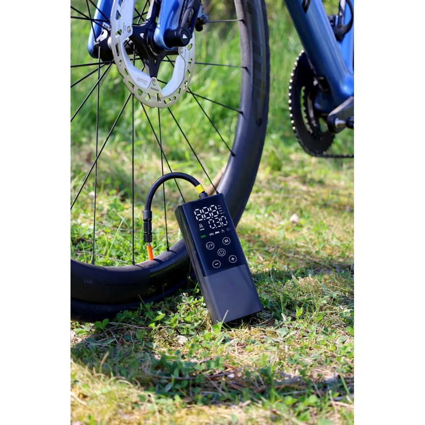 Compresseur numérique de poche 2000 mAh 5V noir