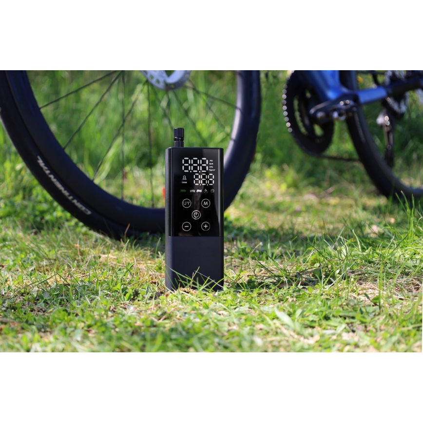 Compresseur numérique de poche 2000 mAh 5V noir