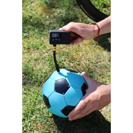 Compresseur numérique de poche 2000 mAh 5V noir