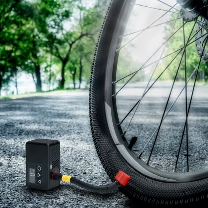 Compresseur d'air numérique de poche 500 mAh 5V, noir