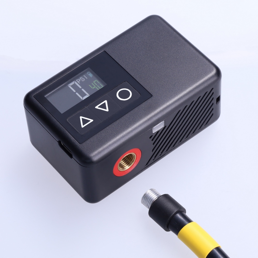 Compresseur d'air numérique de poche 500 mAh 5V, noir