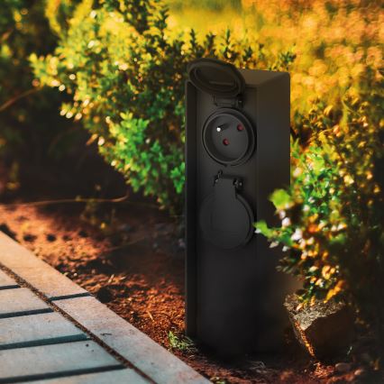 Colonne de prises extérieur 2Z 230V IP44