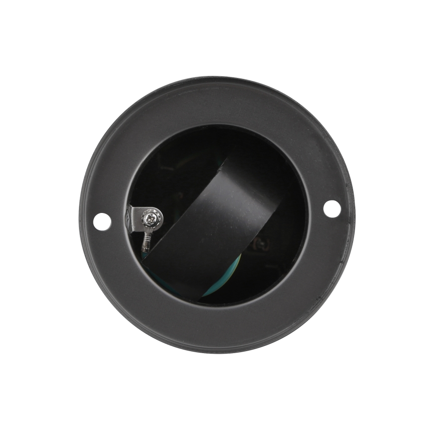 Borne prises électriques extérieure 2Z 230V IP44 noir arrondi