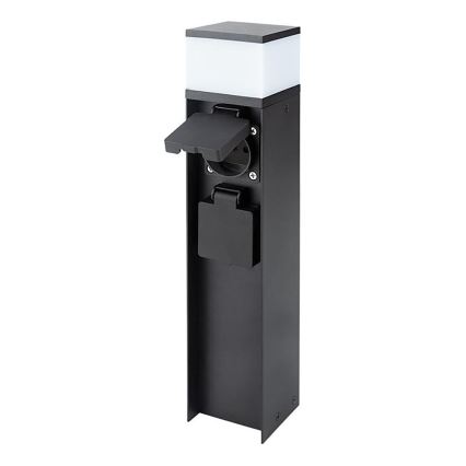 Lampe d'extérieur noire à deux douilles (1x G9, 11 W, 230 V) IP44
