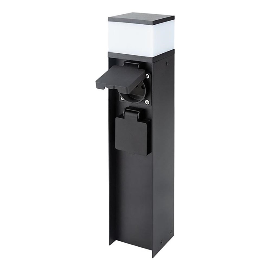 Lampe d'extérieur noire à deux douilles (1x G9, 11 W, 230 V) IP44