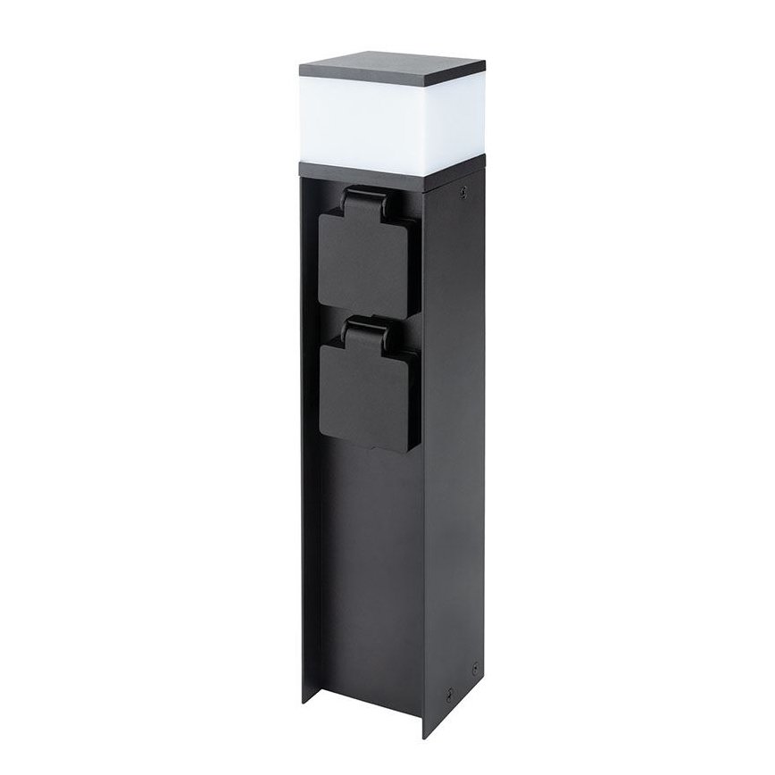 Lampe d'extérieur noire à deux douilles (1x G9, 11 W, 230 V) IP44