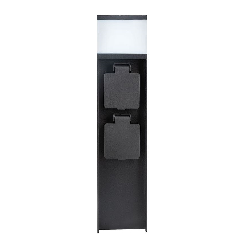 Lampe d'extérieur noire à deux douilles (1x G9, 11 W, 230 V) IP44