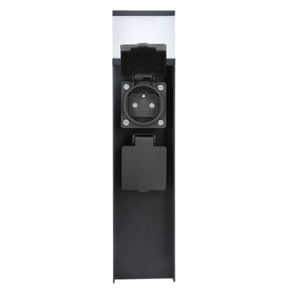 Lampe d'extérieur noire à deux douilles (1x G9, 11 W, 230 V) IP44